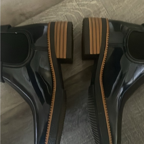 Black Ankle Boots with Strap Detail - Picture 4 of 5